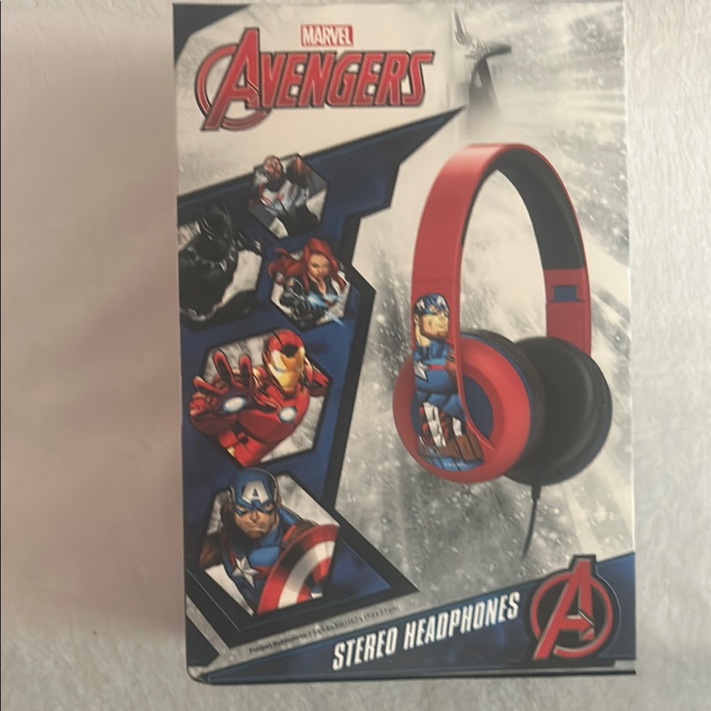 Marvel Avengers Stereo Headphones - Red